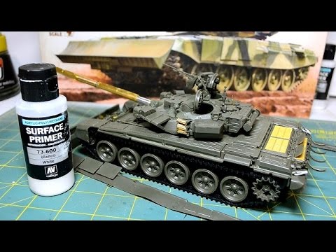 Видео: Т-90 с ТБС-86 (Meng Model) Часть 4