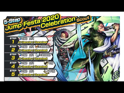 Видео: Мега открытие!! Jump Festa 2020 | One Piece: Bounty Rush