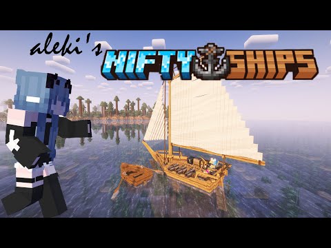 Видео: Обзор мода aleki's nifty ships//1.20.1//forge// Мод на корабли