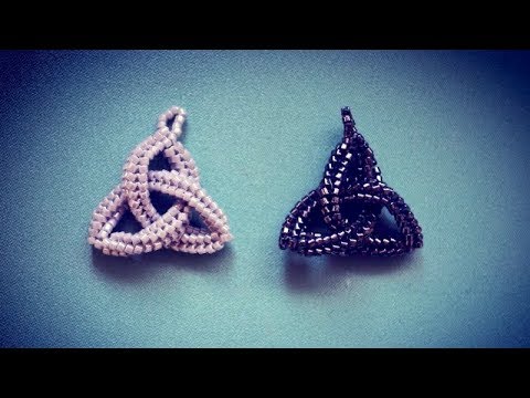 Видео: ⚡️ Мистический кулон из бисера.  Бисероплетение. Мастер класс