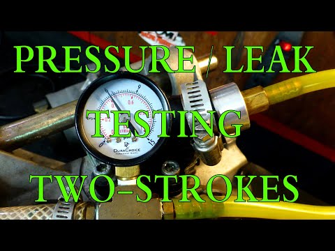 Видео: Испытание двухтактного двигателя под давлением и на герметичность и сборка испытательного стенда 2T