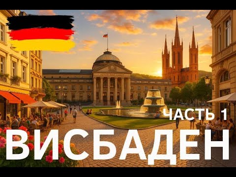 Видео: Висбаден часть 1. Красивые города Германии.Wiesbaden