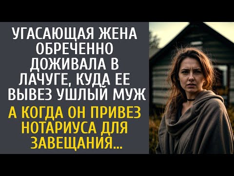 Видео: Угасающая жена обреченно доживала в лачуге, куда ее поселил ушлый муж… А когда он привез нотариуса…