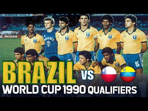 Видео: БРАЗИЛИЯ. Чемпионат мира по футболу 1990. Квалификация. Все матчи. Лучшие моменты | Дорога в Италию