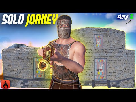 Видео: Oxide || Solo Journey Day 2 🔥 Lucky' Journey 😍 Одиночное путешествие  #oxide #rust 