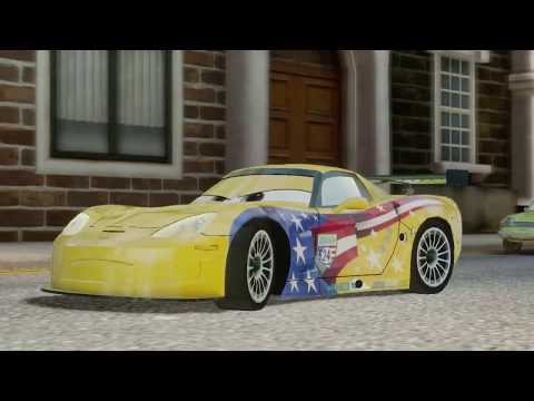 Видео: Тачки 2 (Xbox 360) - Гонка - 9 кругов - Гайд-тур - Джеф Горвет - Чит-коды