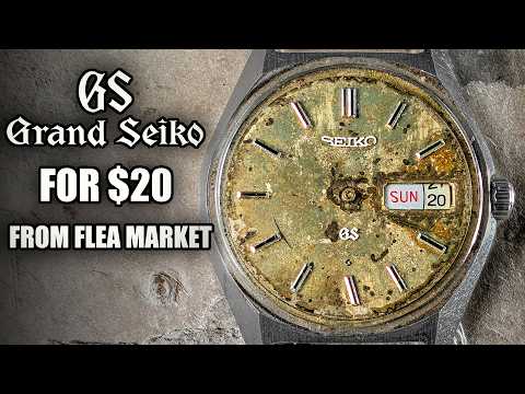 Видео: Джекпот на блошином рынке: Реставрация Grand Seiko за 20 долларов до стоимости 1 000 долларов