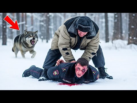 Видео: В тайге зеки зверски пытали полицейского… Но его спаситель появился.