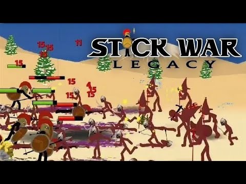 Видео: Могучие убимаги сбивают с ног! Прохождение Stick War legacy 3 часть
