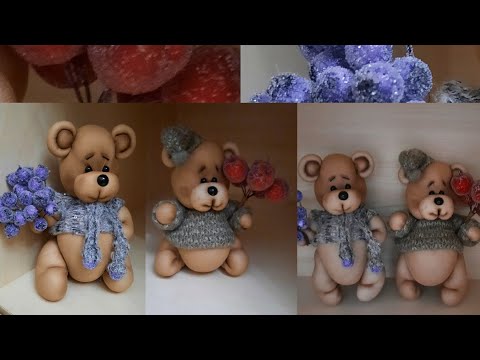 Видео: Коллекционный мишка из капрона. Шьем сами.