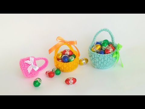 Видео: 🌼Легко и просто 🌸 Как вязать МИНИ корзинку амигуруми / Пасха крючком