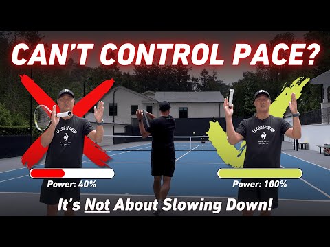 Видео: Как профессионалы контролируют темп — объяснение силы удара справа