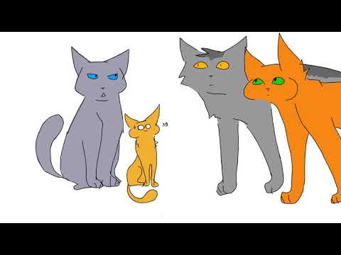 Видео: Коты Воители "Огонь и Лед" в двух словах (Анимация)