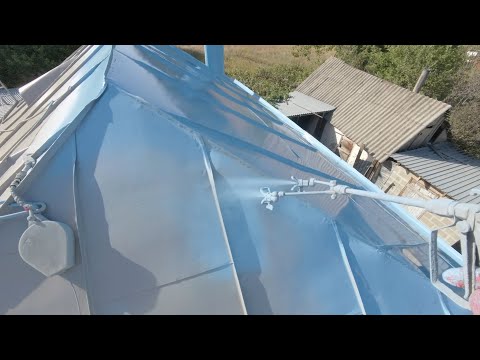 Видео: ч.18 Красим крыши по технологии Служит до 30 лет Лабинский район ст. Владимирская Красноармейская 23