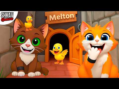 Видео: КОТ ПРОБРАЛСЯ В ДОМ К МЕЛТОНУ! 🐾✨ Волшебный ТЕЛЕПОРТ!🚪 I am cat VR / часть 54 /