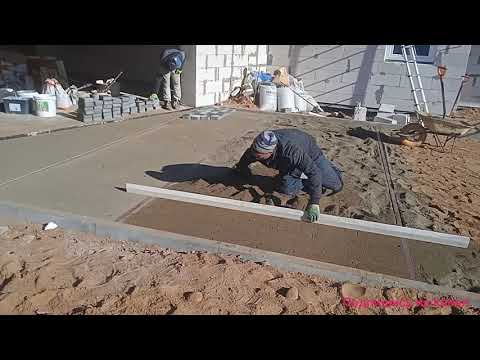 Видео: укладка тротуарной плитки