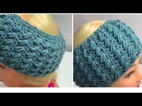 Видео: Повязка на голову. Вяжем крючком 🧶☕️