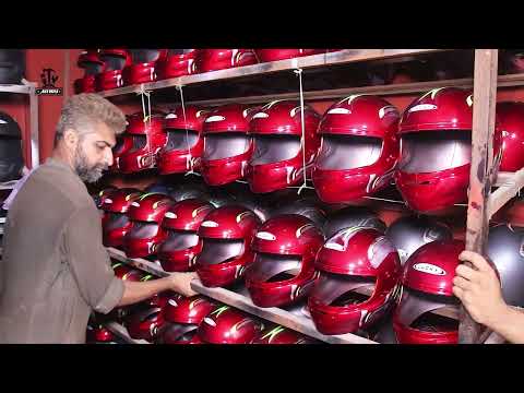 Видео: Как делают мотоциклетные шлемы