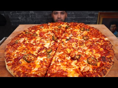 Видео: (АСМР) ПИЦЦА ДОМИНО'С 7 СЫРОВ, ПЕППЕРОНИ, КУРИЦЕЙ И ХАЛАПЕНЬО МУКБАНГ
