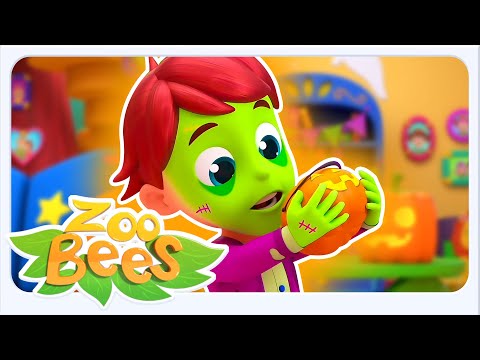 Видео: Песни Хэллоуина для детей 👻 Zoobees и забавные монстрики (60 минут)