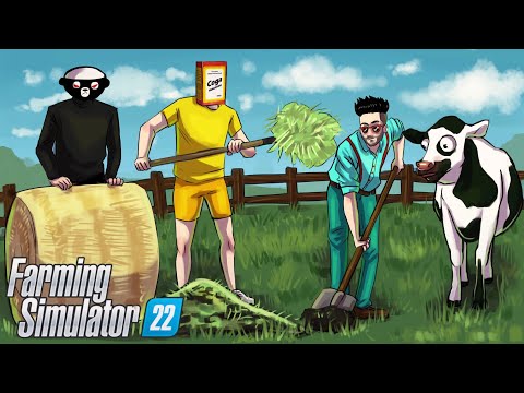 Видео: НАКОРМИТЬ КОРОВ ОКАЗАЛОСЬ НЕПРОСТО... FARMING SIMULATOR 22