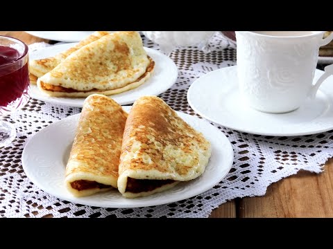 Видео: Пышные блины на кефире без дрожжей 🥞☕