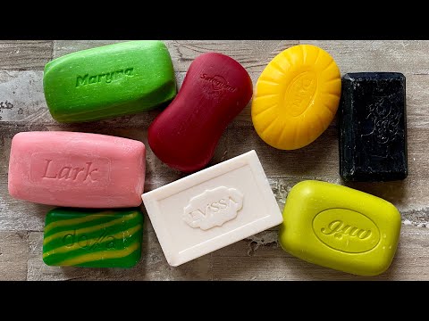 Видео: ASMR Soap cutting | Soap Carving|Резка мыла  | ASMR