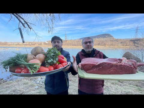 Видео: ❗️ПУШКА РЕЦЕПТ ГОВЯДИНЫ❗️И ОТДЫХ С ДРУЗЬЯМИ НА БЕРЕГУ РЕКИ СУЛАК❗️