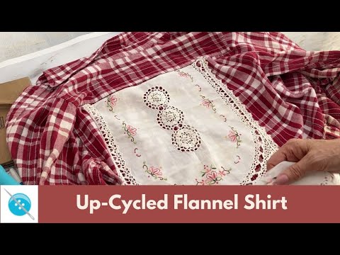 Видео: Рубашка из переработанной фланели, ткань кофейного оттенка