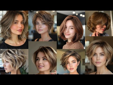 Видео: Самые красивые и шикарные идеи коротких стрижек и причесок / трендовые короткие стрижки 2025 года