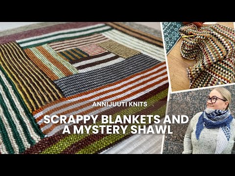 Видео: Лоскутные одеяла и таинственная шаль — Annijuuti Knits