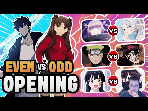 Видео: 👊 ЧЁТНЫЕ или НЕЧЁТНЫЕ 👊 В какие годы самые ХУДШИЕ опенинги?  | Реакция ​
