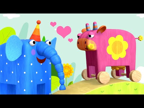 Видео: Деревяшки помогают 🤲💛 Помощники – Все серии – Сборник – Деревяшки | Развивающий мультик для малышей