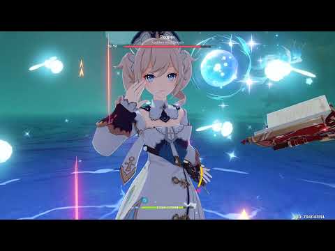 Видео: Соло физ Барбара (90) против Океанида (93). Genshin Impact (Barbara vs Oceanid)