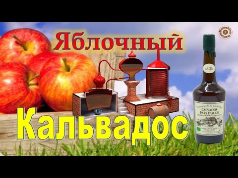 Видео: Французcкий яблочный кальвадос на Коньячном Аламбике. Сalvados La Galotière. AOC « Pays d’Auge ».