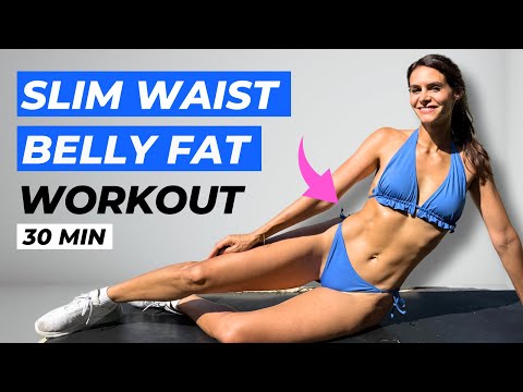 Видео: 10 упражнений для стройной талии и жира на животе — низкая ударная нагрузка, без оборудования