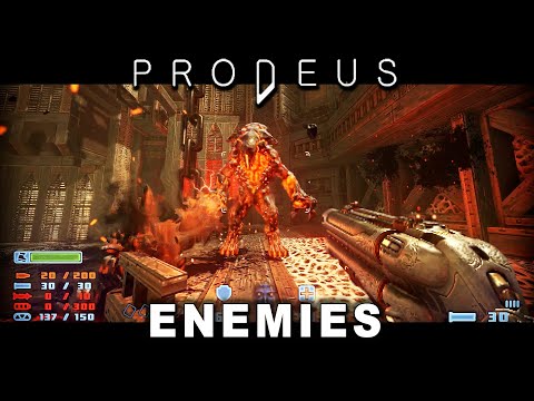 Видео: Все боссы и враги PRODEUS