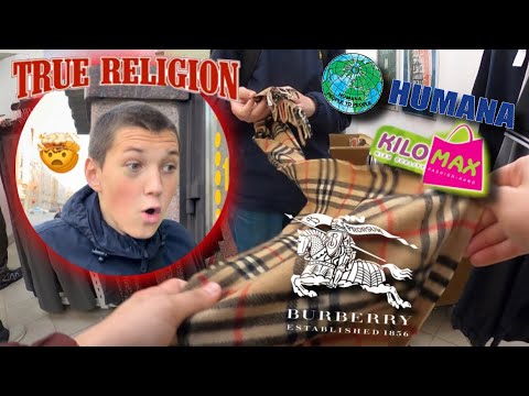 Видео: МЕГА ЗАВОЗ! СЛОВИЛИ 3 БАРБЕРРИ И 4 ТРУ РЕЛИЖН! Humana vintage & KiloMax