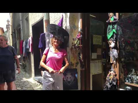 Видео: Triora - город ведьм в Италии.