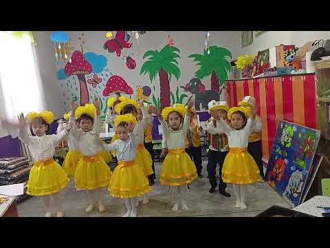 Видео: Көңүлдүү көнүгүү / "Төөлөс нуру" балдар бакчасы