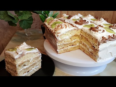 Видео: ✨Тарзи тайëр кардани торти бисквит✨😋