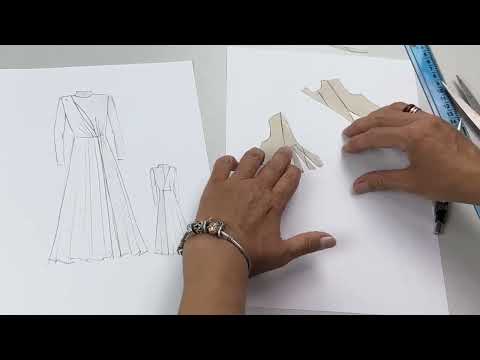 Видео: Моделирование платья из трикотажного полотна Масло