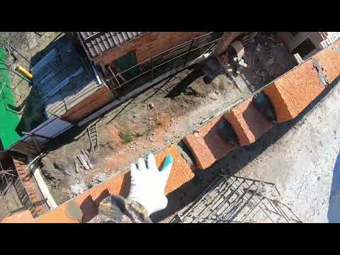 Видео: кладка кирпича