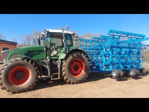 Видео: Культиватор Ярославич. Ввод в эксплуатацию с трактором FENDT 933