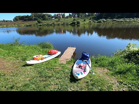 Видео: Сплав по Волге | Ржев - Старица | 92 км | #sup