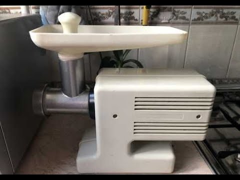 Видео: ремонт советской электро мясорубки.