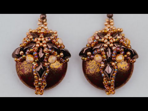 Видео: Нестандартное оплетение кабошонов (Часть 2/2)