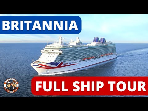 Видео: Экскурсия на корабле P&O Britannia