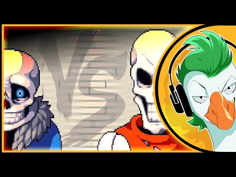 Видео: Undertale Fight Animation — Stronger Than You (Sans vs Papyrus На Русском)