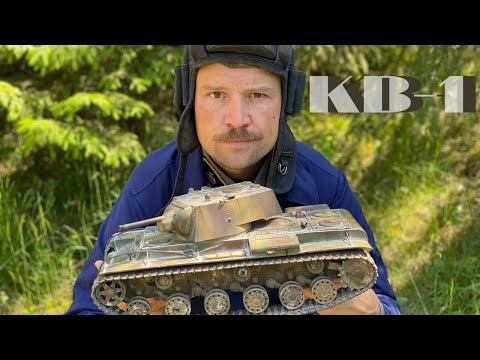Видео: Радиоуправляемый танк КВ-1 1/16 Тамия.